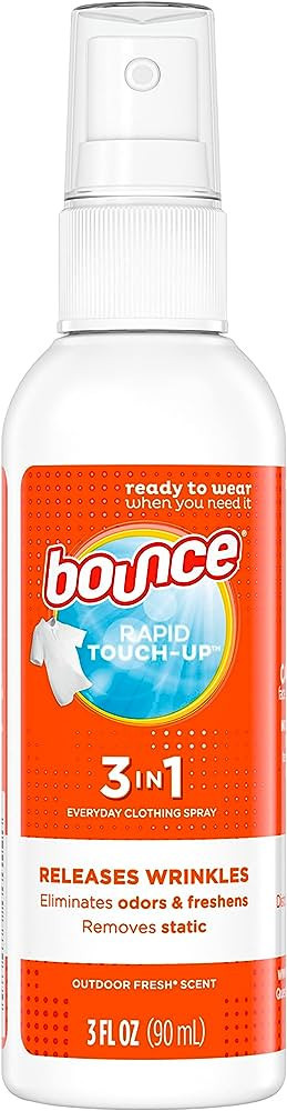 Bounce Rapid Touch-Up 3-In-1 Wrinkle Release Spray 3 oz | Amazon (US)