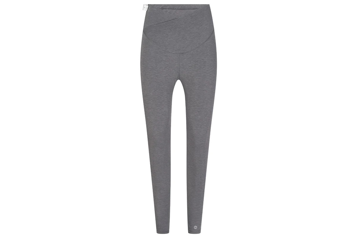 Women's Basics Bamboo Crossover Maternity Leggings - Charcoal | Nest Designs