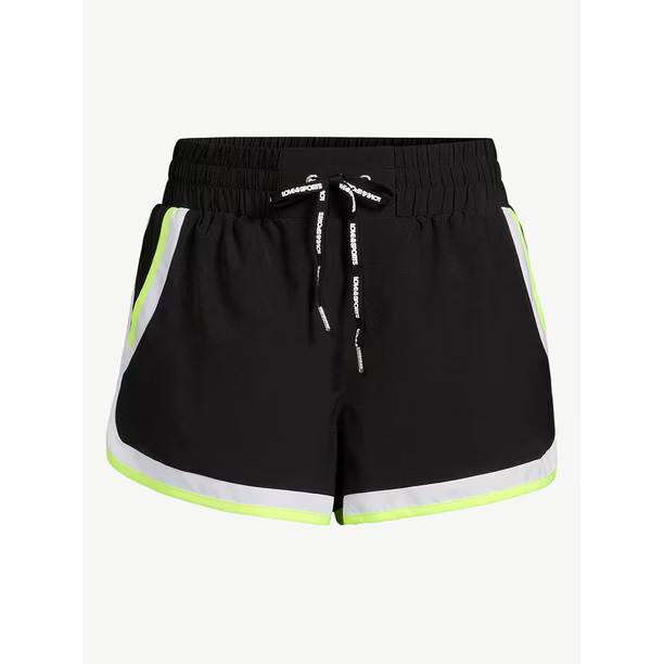 Love & Sports Women's Retro Running Shorts - Walmart.com | Walmart (US)
