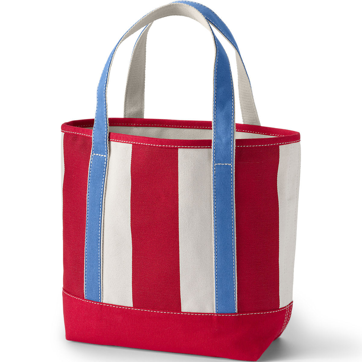 Medium Print 5 Pocket Open Top Canvas Tote Bag | Lands' End (US)