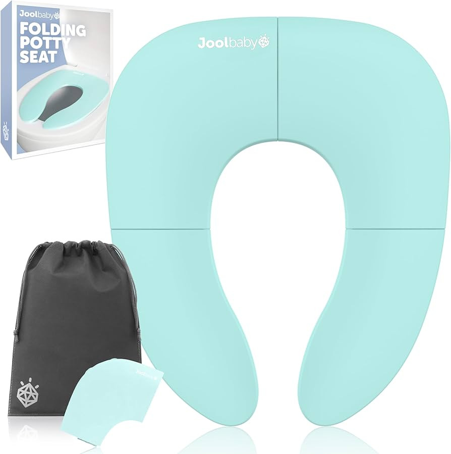 Jool Baby Folding Travel Potty Training Seat for Toddlers, Fits Round & Oval Toilets, Non-Slip Su... | Amazon (US)