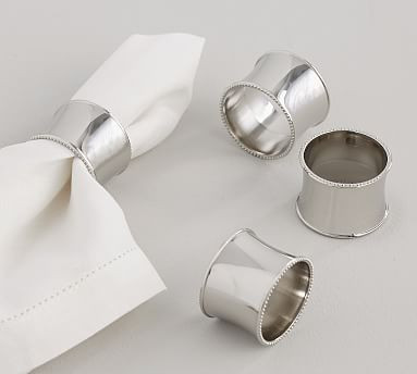 Harrison Beaded Napkin Rings | Pottery Barn (US)