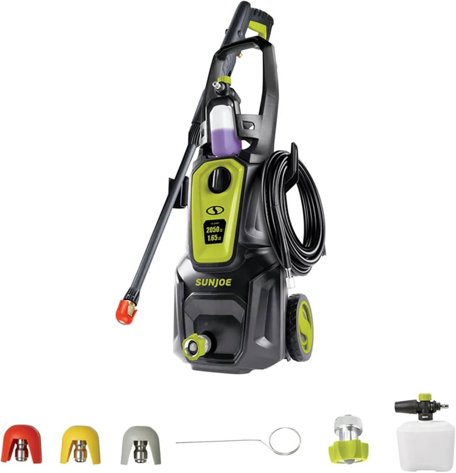 Sun Joe Electric Pressure Power Washer w/Foam Cannon & Extension Wand, 1600 PSI (PWMA Certified),... | Amazon (US)