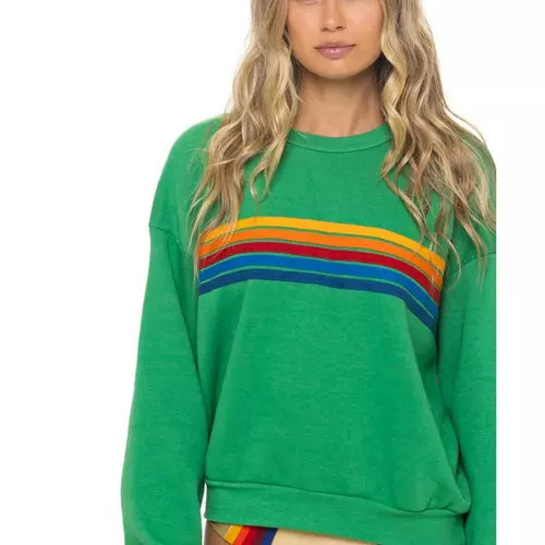 Aviator Nation 5 Stripe Crewneck Sweatshirt | Scheels Sports