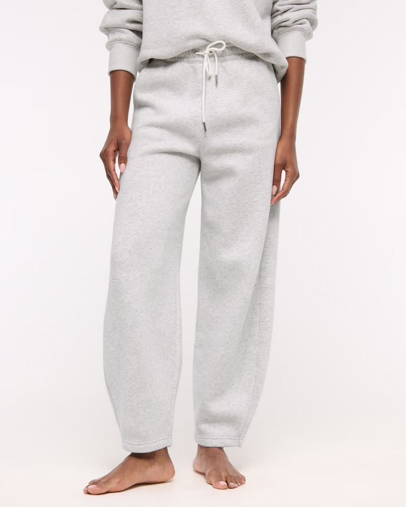 Women's High Rise Barrel Sunday Sweatpant | Women's Bottoms | Abercrombie.com | Abercrombie & Fitch (US)