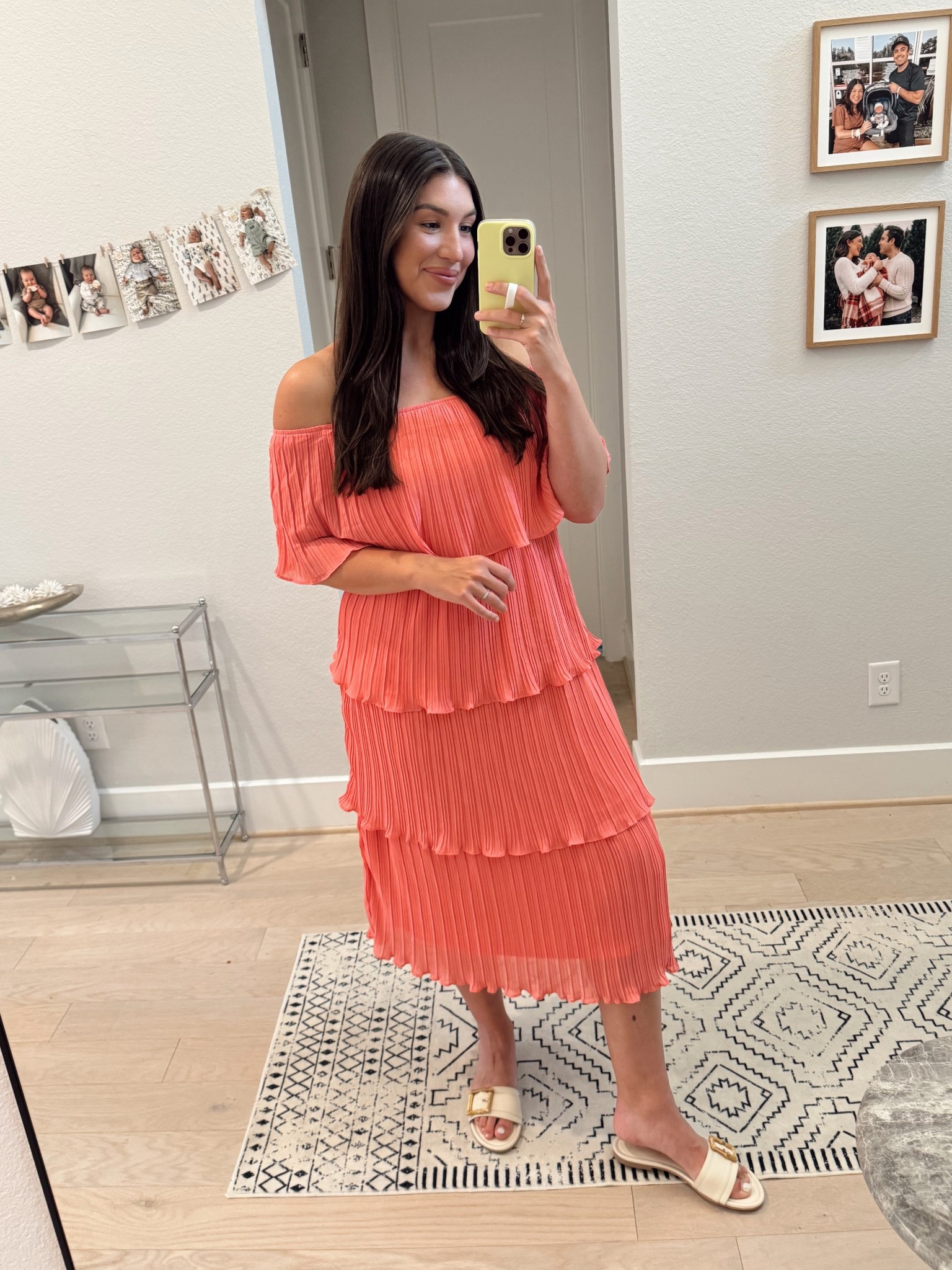 Beautiful tired midi dress!🩷❤️

#LTKMidsize #LTKSeasonal #LTKFindsUnder100