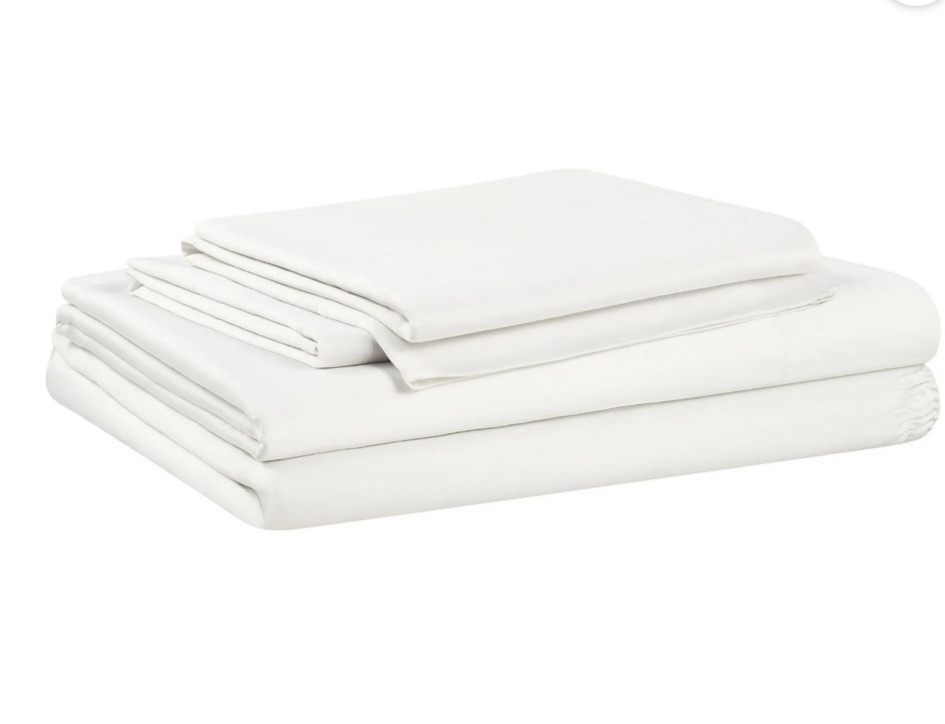 Allswell Soft & Silky 4-Piece  Linen Viscose from Bamboo Sateen Bed Sheet Set, King

#LTKHome