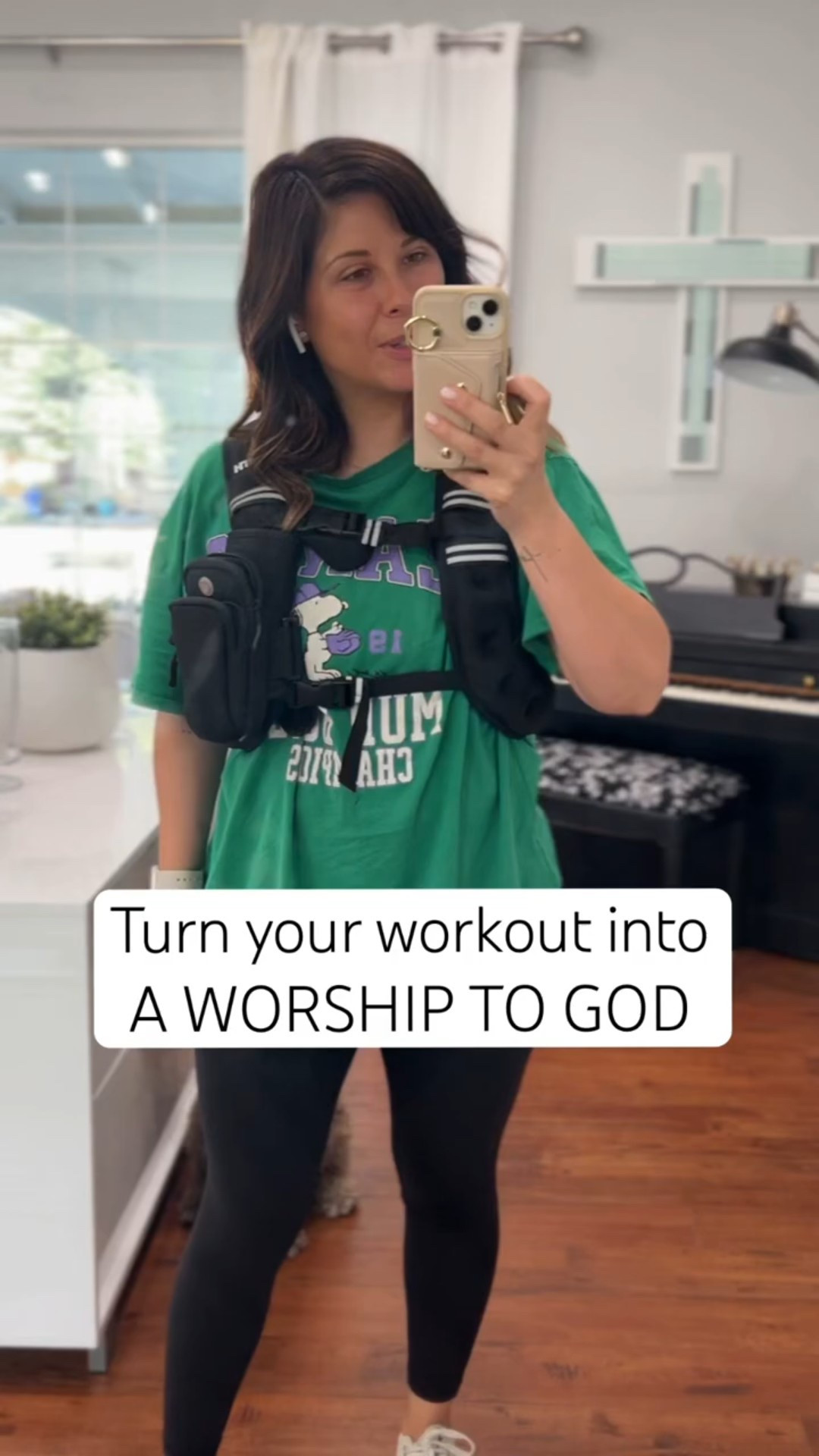 My weighted vest I take on walks  

#LTKActive #LTKHome