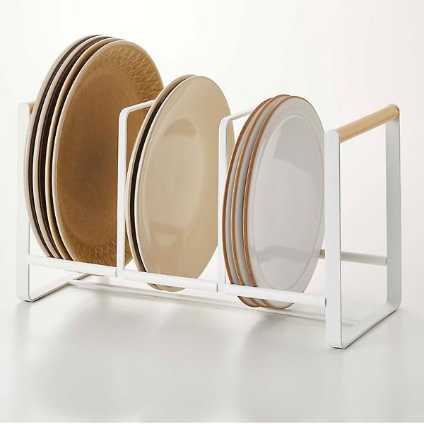 Yamazaki Tosca Plate Holder | The Container Store