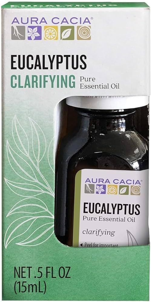Aura Cacia Eucalyptus Essential Oil, Boxed, 0.5 Ounce | Amazon (US)