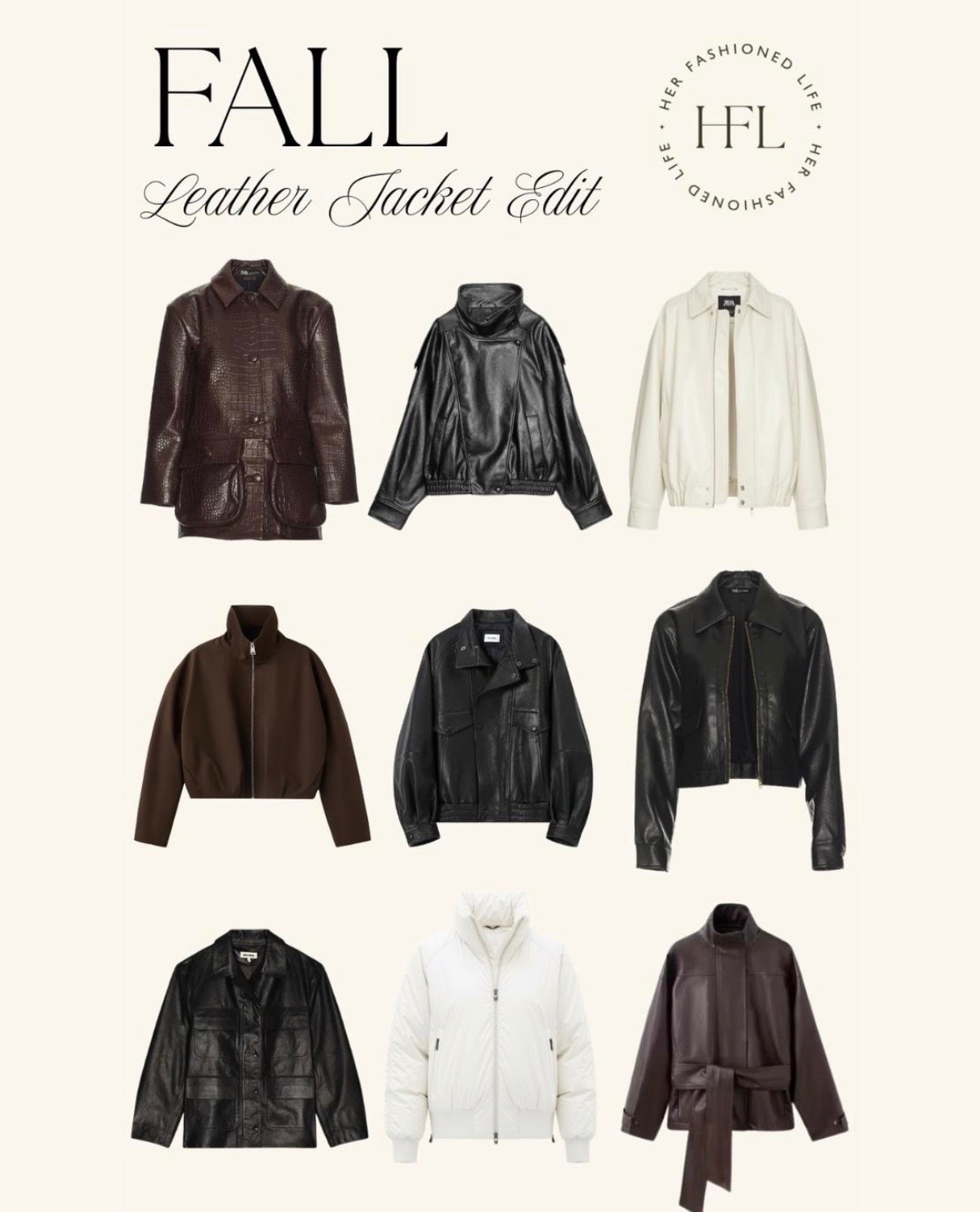 Rounded up of  funnel neck  jackets for fall. Here's the link for the lambskin jacket from Atorie - https://go.shopmy.us/p-78777386

#LTKootd #LTKSeasonal #LTKOver40