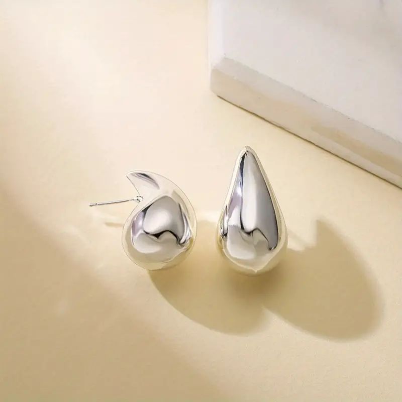 Chunky Water Drop Shape Earrings For Men, Lightweight Waterdrop Hoops Trending Earbuds Fashion Je... | Temu Affiliate Program