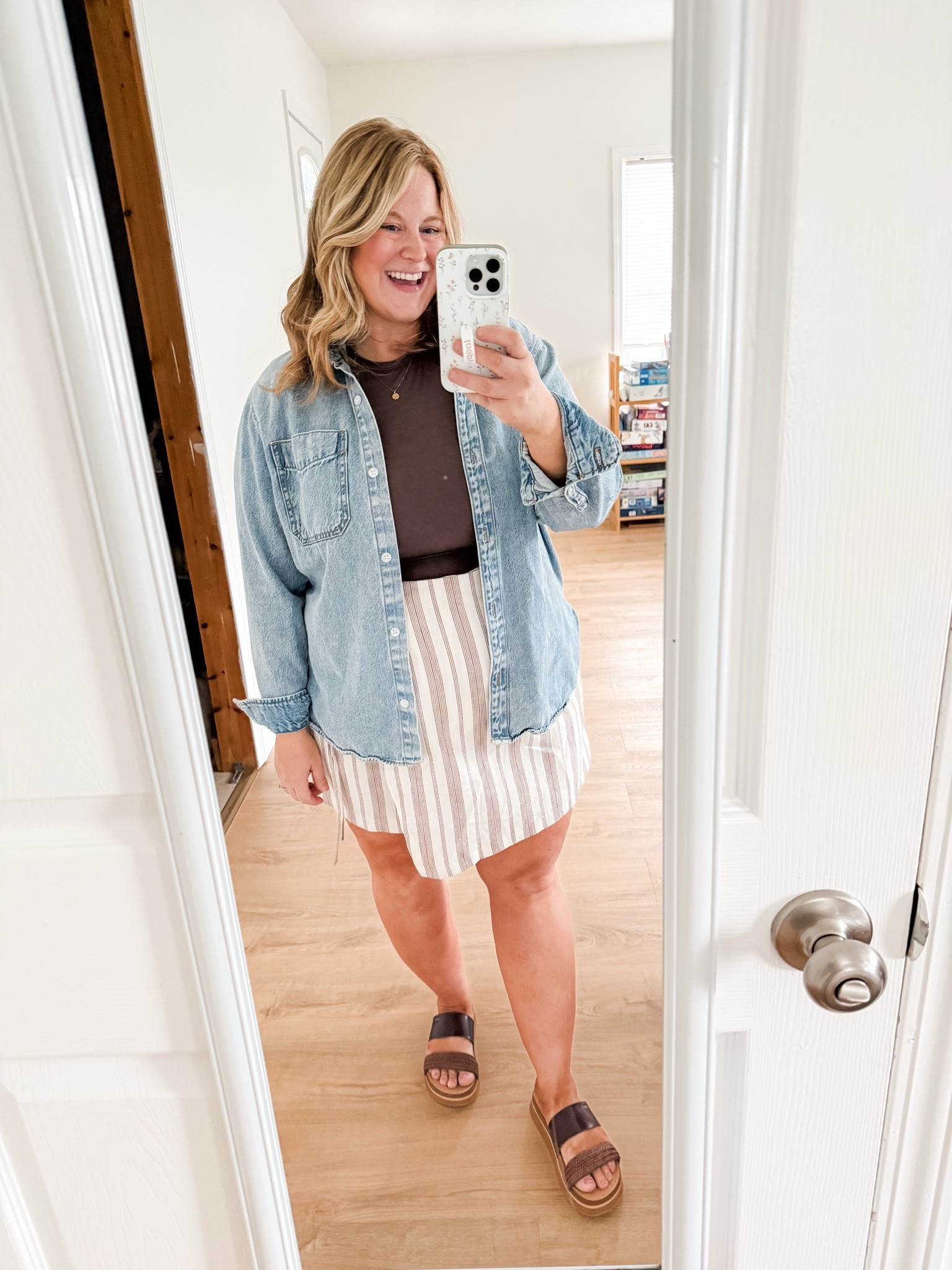 Wearing an XL in my tee and an XXL in my skirt.  Skirt is on sale for $17!

#LTKMidsize #LTKBump #LTKSeasonal