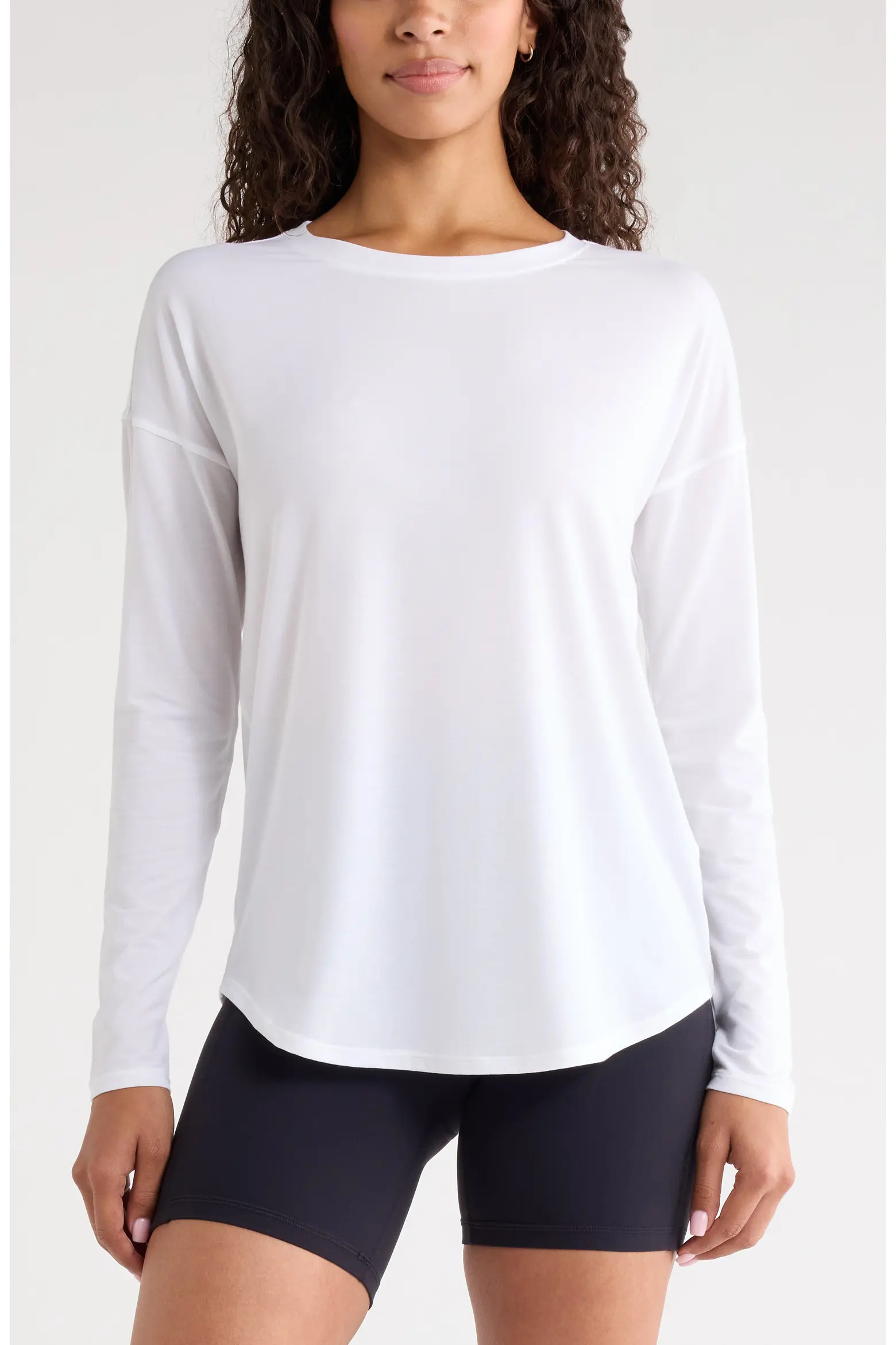 Breathe Long Sleeve Performance T-Shirt (Women) | Nordstrom | Nordstrom