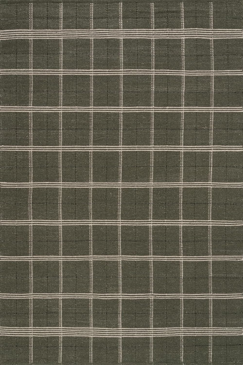 Rugs USA x Nate Berkus Downing Plaid Wool Cozy Area Rug, 6' x 9', Green | Amazon (US)