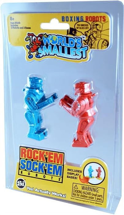 World's Smallest Rock 'Em Sock 'Em Robots | Amazon (US)