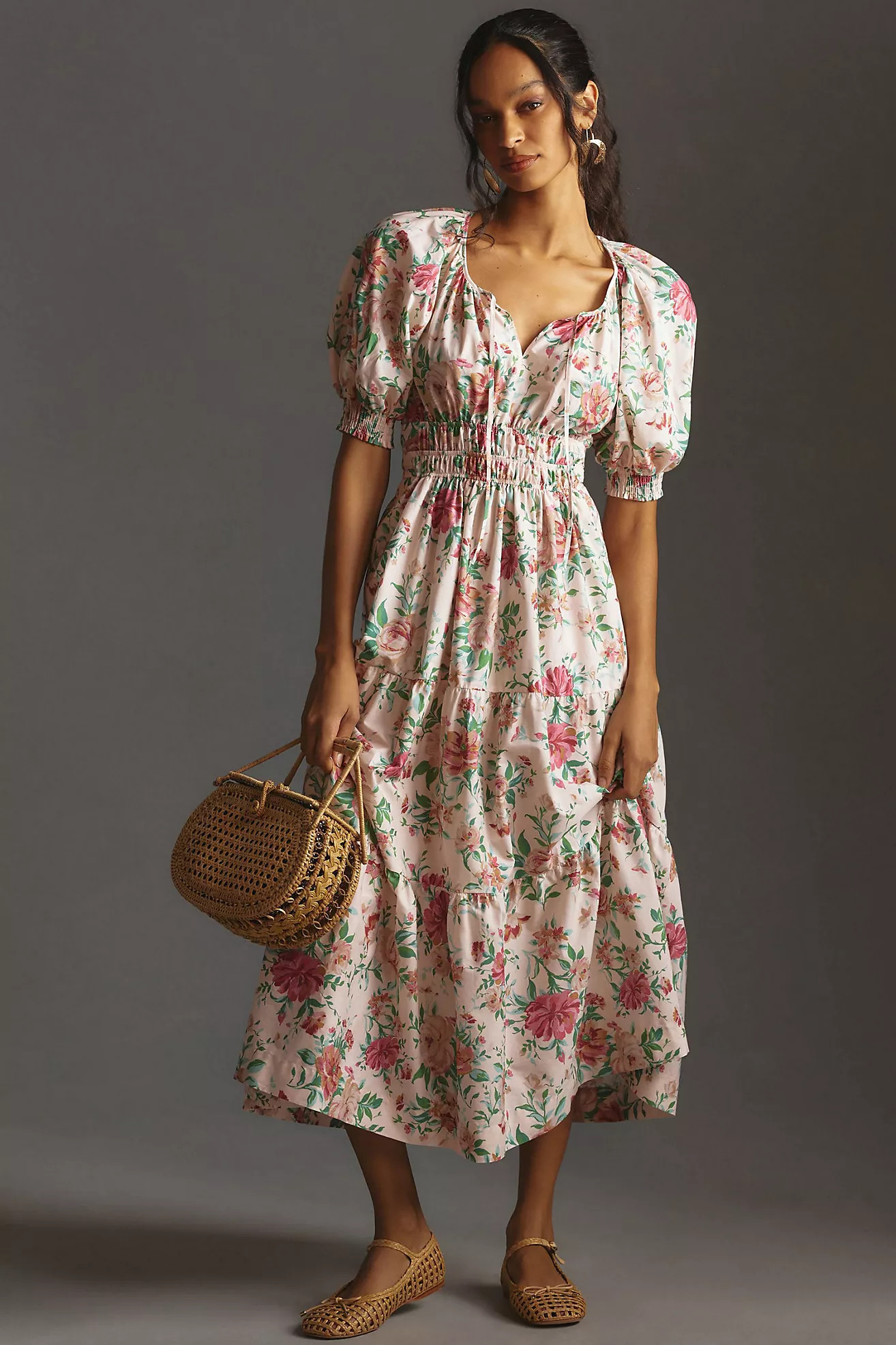 Somerset Puff Sleeve Dress | Anthropologie (US)