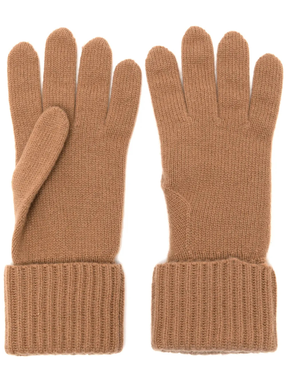 ribbed organic cashmere gloves | Farfetch Global