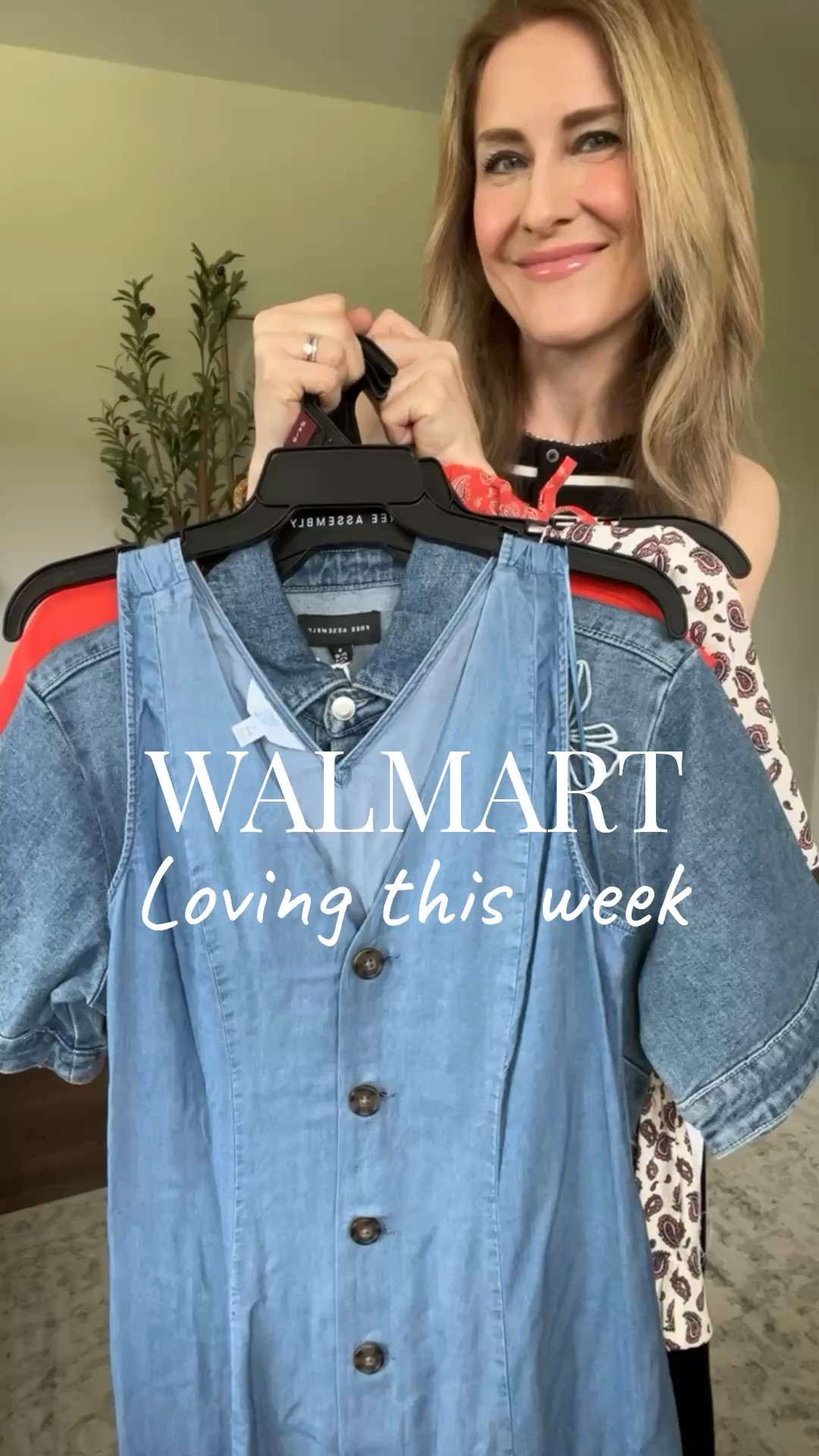 Week of May 10, new Walmart outfits I’m loving! Fit is true to size in these new dresses and tops, I’m wearing size small. Casual spring to summer dresses, work to weekend tops and jelly ballet flats! (If between size down in the jellies). #walmartfashion

#LTKOver40 #LTKootd