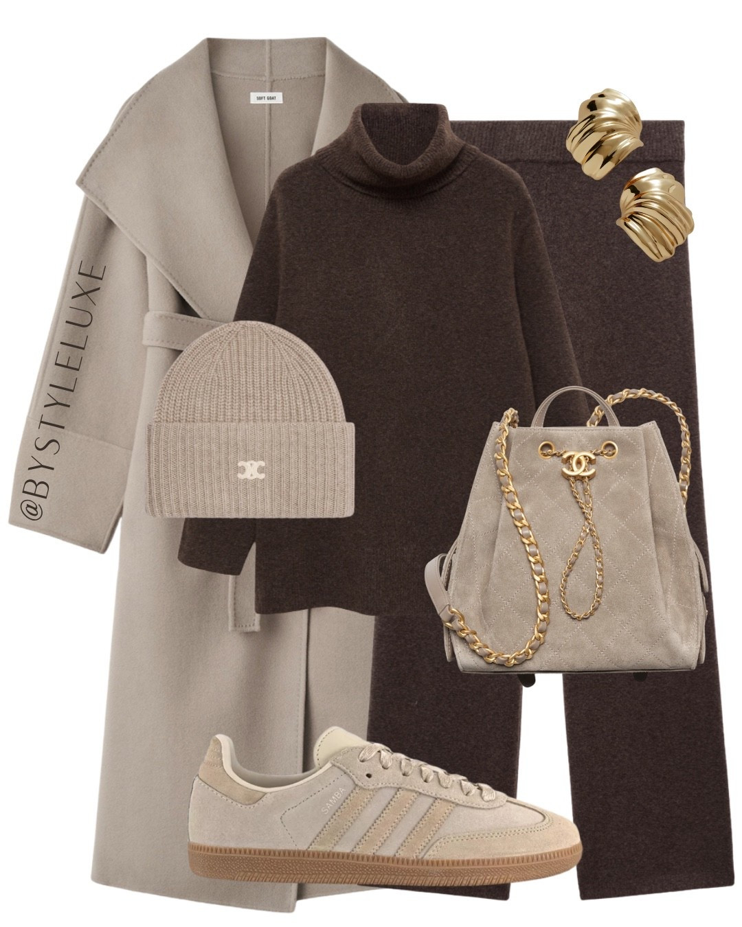 KNITTED SET - obsessed with a knitted co-ord and this brown one from Mango is perfect for casual comfy weekends

#coord #trainers #coat 

#LTKuk #LTKautumn #LTKwinter