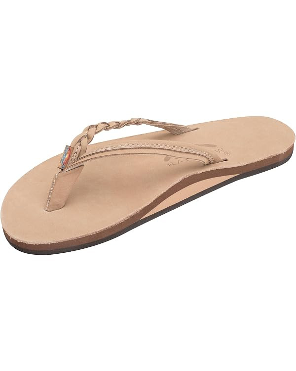 Rainbow Sandals Women’s Flirty Braidy Premier Leather w/Single Braided Strap | Amazon (US)