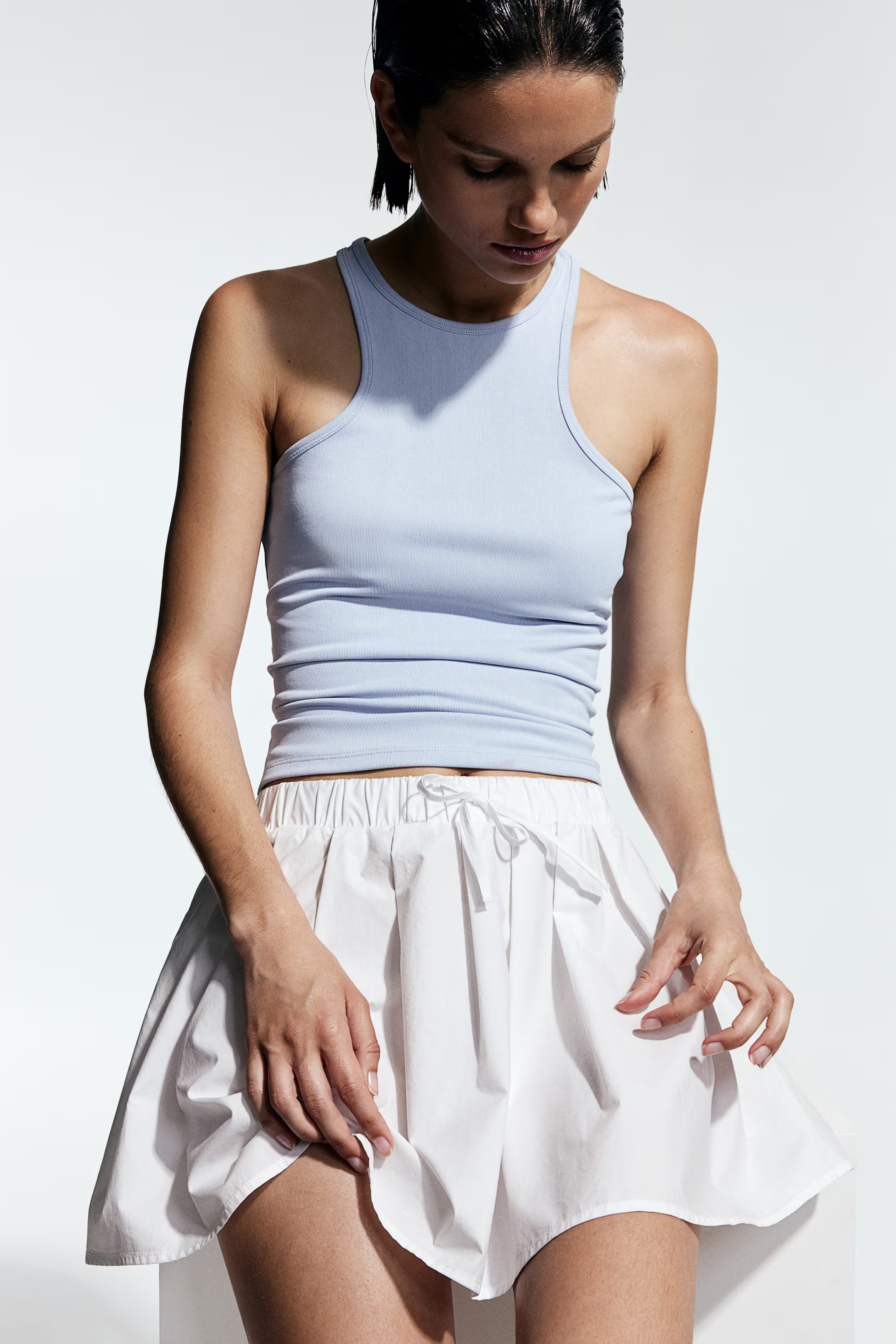 Ribbed vest top | H&M (UK, MY, IN, SG, PH, TW, HK)