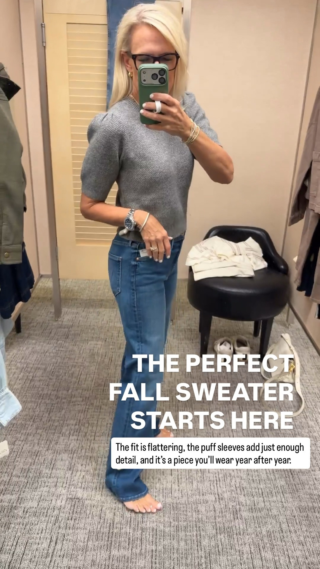 This textured puff sleeve sweater is one of my favorite Nordstrom Anniversary Sale finds! The textured knit gives it a polished look, while the puff sleeves add just the right amount of feminine detail. I especially love the ivory with black tipping, it pairs effortlessly with black pants, denim, or skirts, but all three colors are timeless staples you’ll wear for years.

💡 LTK MADE EASY
❤️ Heart = Support my posts!
🔖 Save = Get sale & restock alerts
📋 Lists = Keep favorites organized
📲 Share = Send lists and products to a friend. Hello, Christmas List!
💬 Comment = Ask me anything about what I’m wearing.:-)

#LTKootd #LTKOver40 #LTKSaleAlert