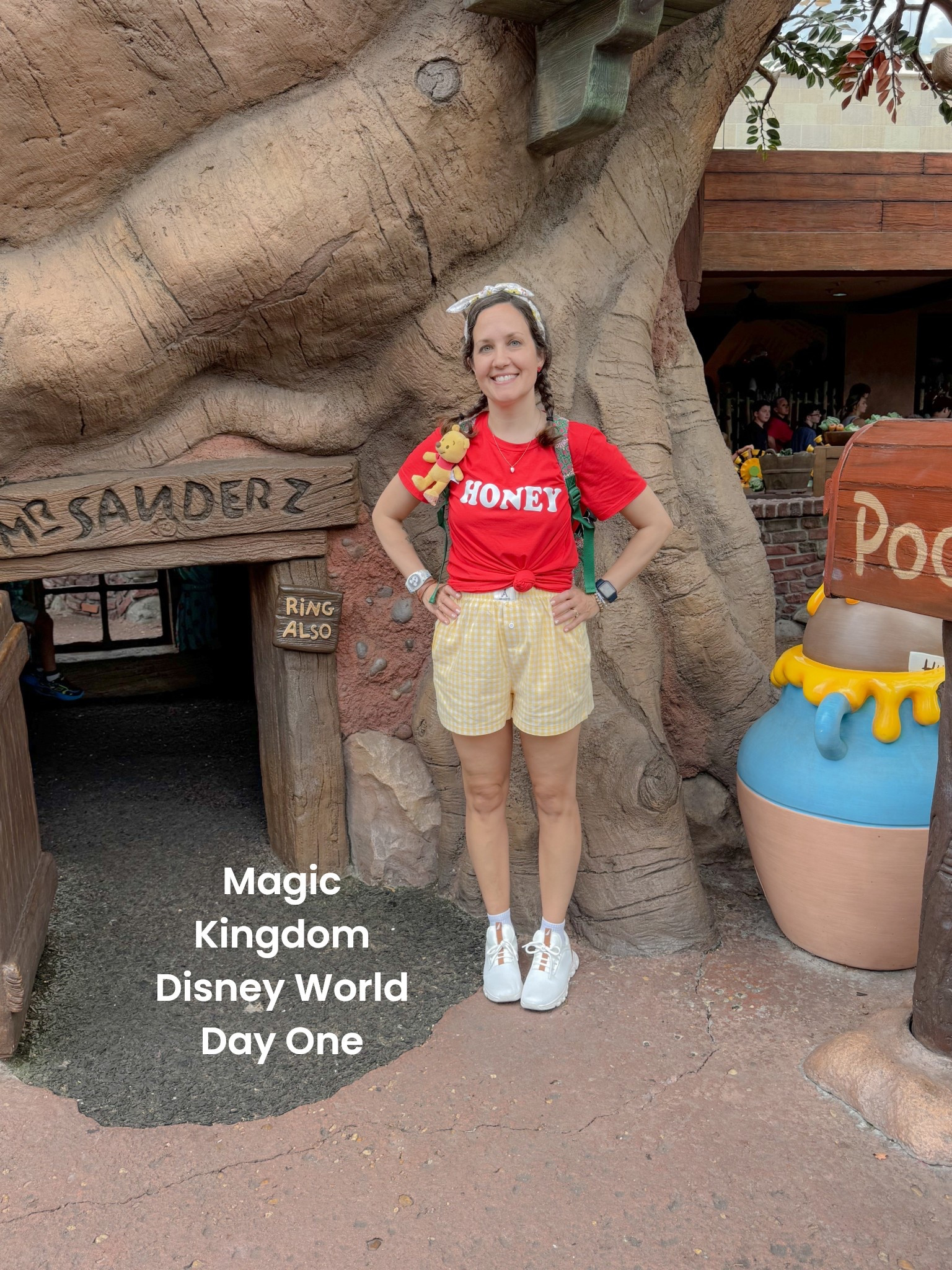 Disney fit check! Vacation outfit ❤️💛 Winnie the Pooh inspired 

#LTKOver40 #LTKSeasonal #LTKTravel