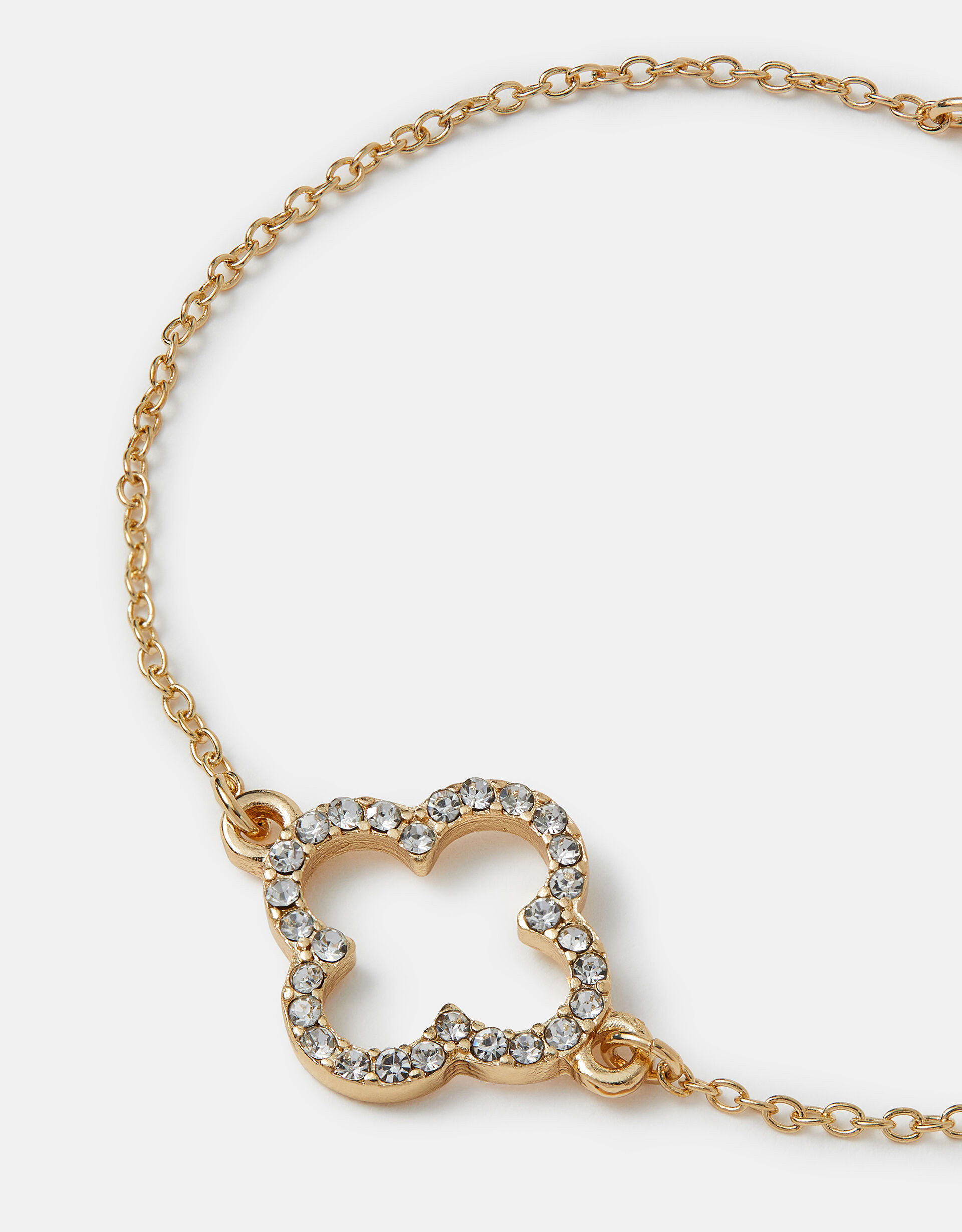 Pavé Cut Out Flora Bracelet | Accessorize (Global)