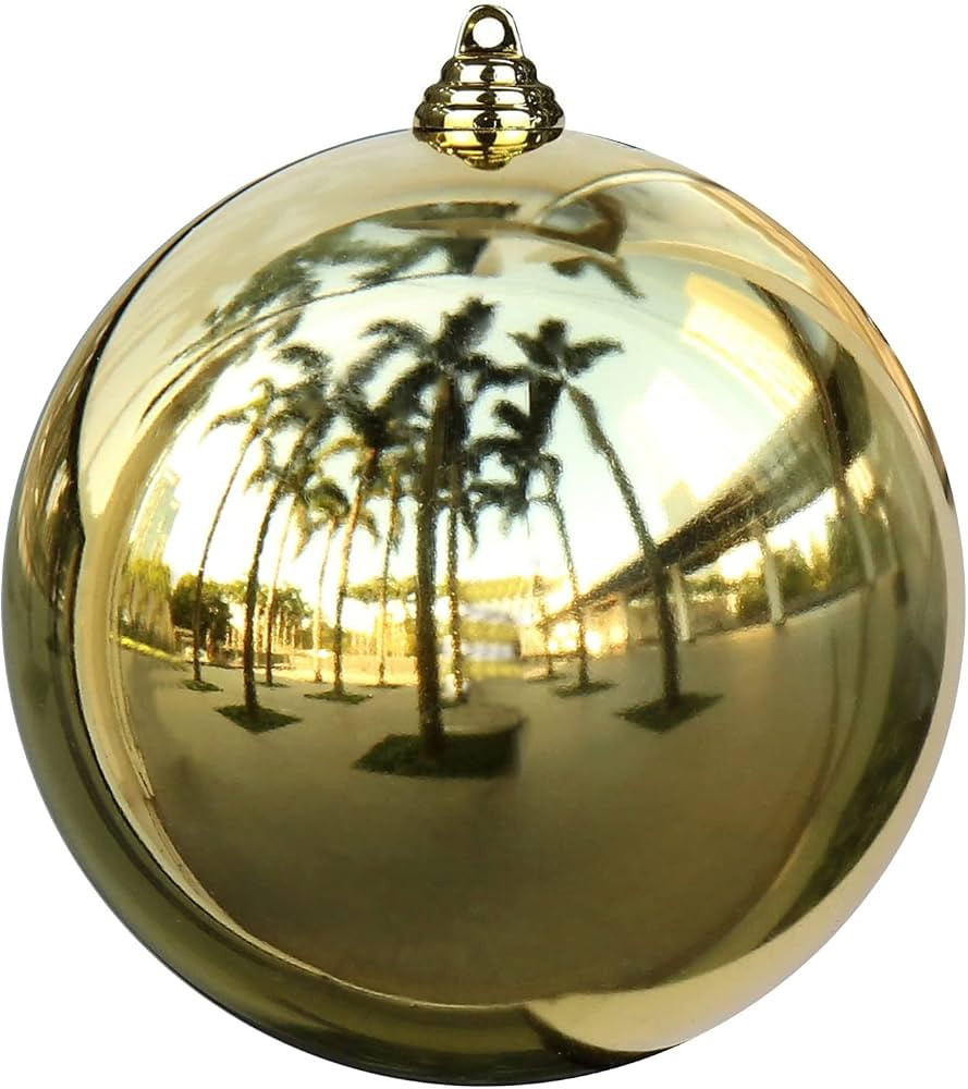 Christmas Ornaments Balls 7.08in Large Christmas Decorations Xmas Tree Shatterproof Big Gold Chri... | Amazon (US)
