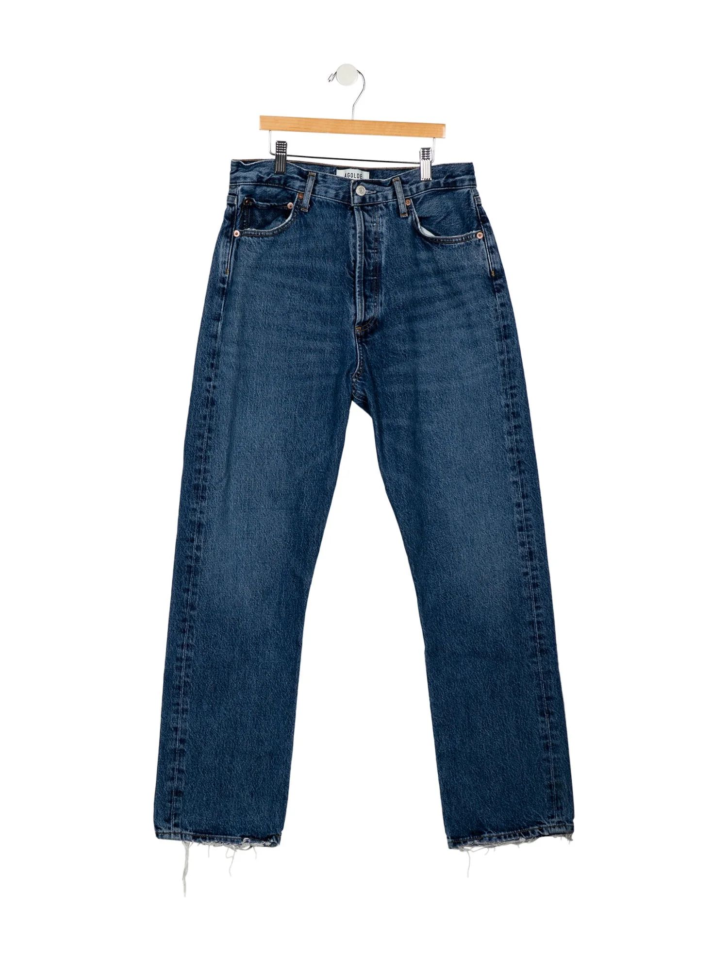 High-Rise Straight Leg Jeans | The RealReal