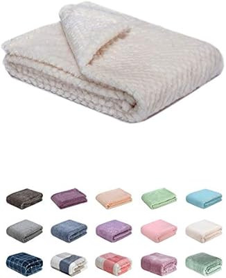 Fuzzy Blanket or Fluffy Blanket for Baby Girl or boy, Soft Warm Cozy Coral Fleece Toddler, Infant... | Amazon (US)