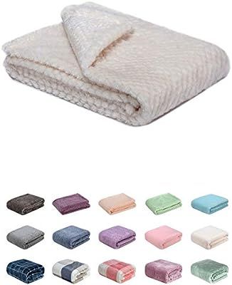 Fuzzy Blanket or Fluffy Blanket for Baby Girl or boy, Soft Warm Cozy Coral Fleece Toddler, Infant... | Amazon (US)
