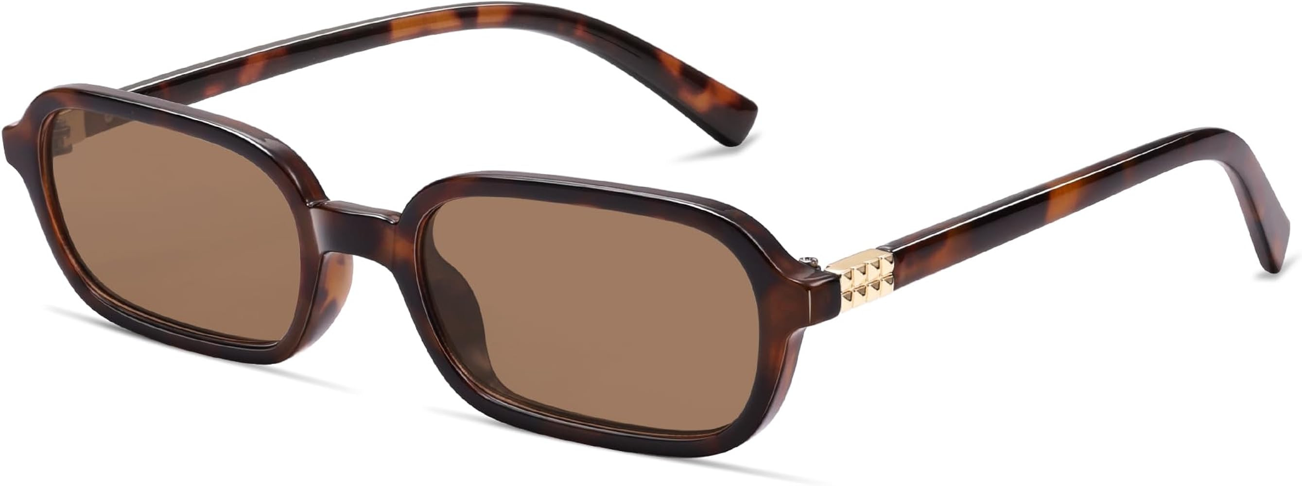 Retro Rectangular Sunglasses for Women Vintage Fashion Trendy Funny Small 90s Square Sunnies 2025... | Amazon (US)