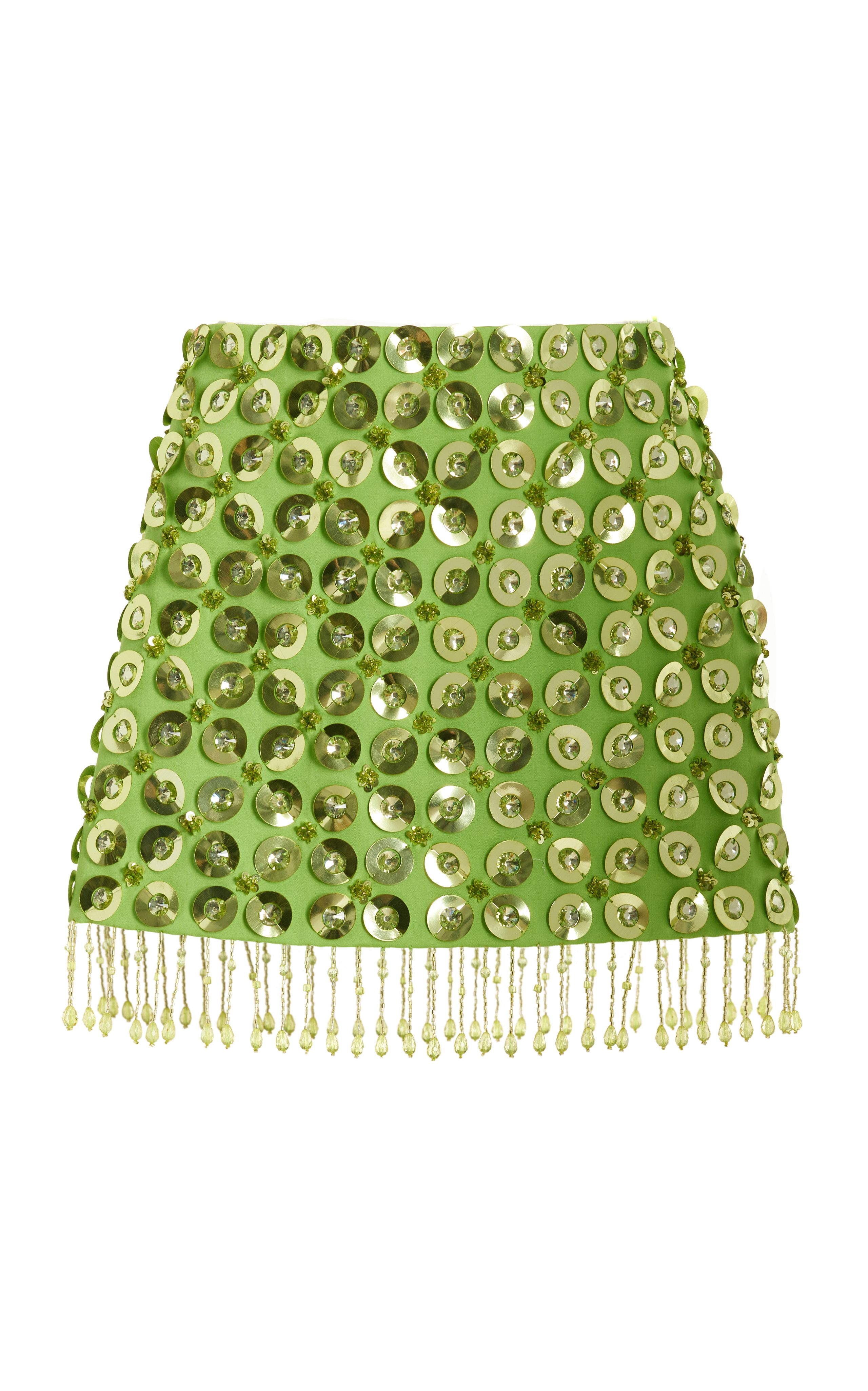 Exclusive Embellished Cotton Mini Skirt | Moda Operandi (Global)