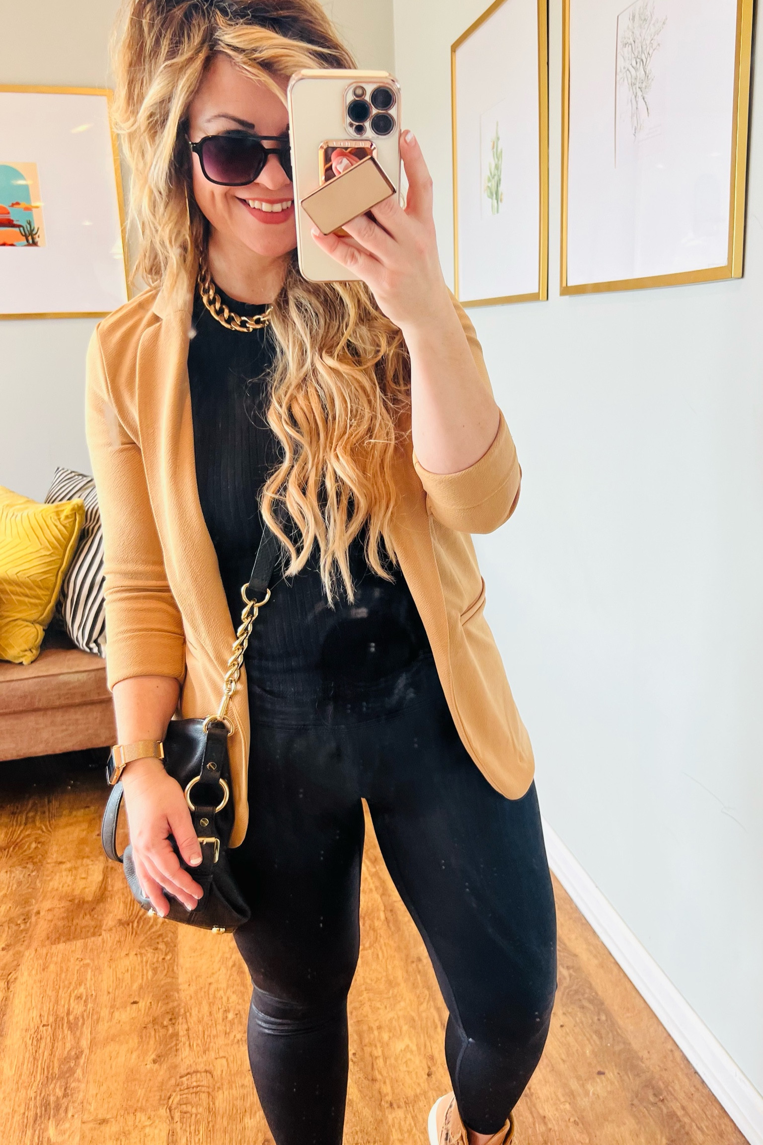 Blazer Must Have! Under 30!
So sexy so cool! My blazer is a small. I would size up for a over sized look. 
Stay true to size for a fitted look! 

Mock Neck Top. KanCan Jeans. KanCan jeans. Grey denim. Mid rise. Aid wash jeans. Grey Kancans high rise jeans. Size 8. Midsize fashion. Midsize jeans. Mom jeans. Belted looks. Gold belt. Grey Moto Kancan. High rise. Mock neck shirts. Edge looks. Midsize fashion. Midsize fall outfits. Mid size style. Mid size winter outfits. Winter outfits. Winter look. Size 8 women outfit. 

Follow my shop @Brandi_Sharp on the @shop.LTK app to shop this post and get my exclusive app-only content!

#liketkit 
@shop.ltk

#LTKstyletip #LTKunder100