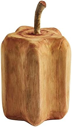 Mud Pie Orange Carved Pumpkin Sotter, Tall, 11 1/2" x 6 1/2" Dia | Amazon (US)
