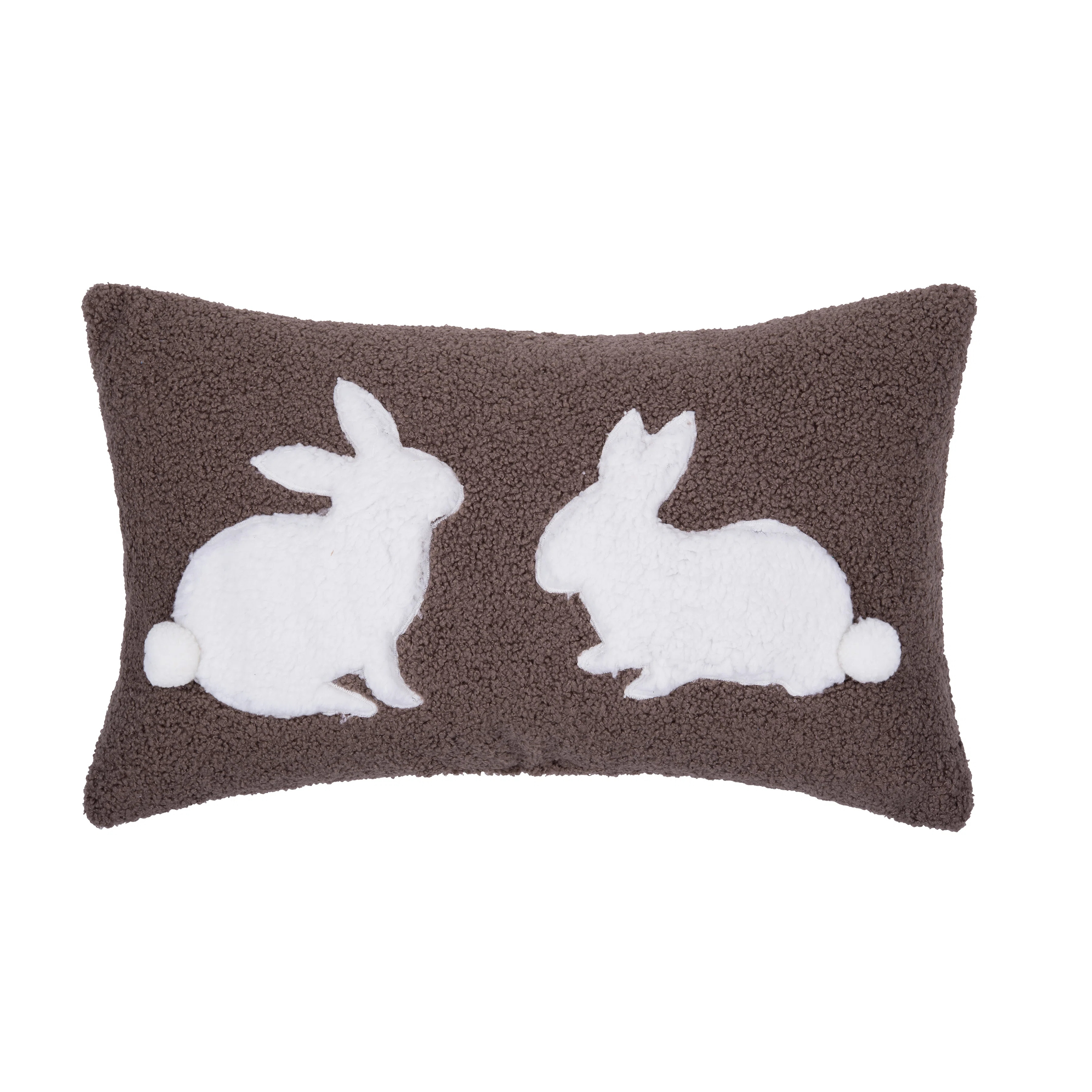 C&F Home Easter Bunny Rabbit Duo Tufted Decorative Throw Pillow | Wayfair | Wayfair North America