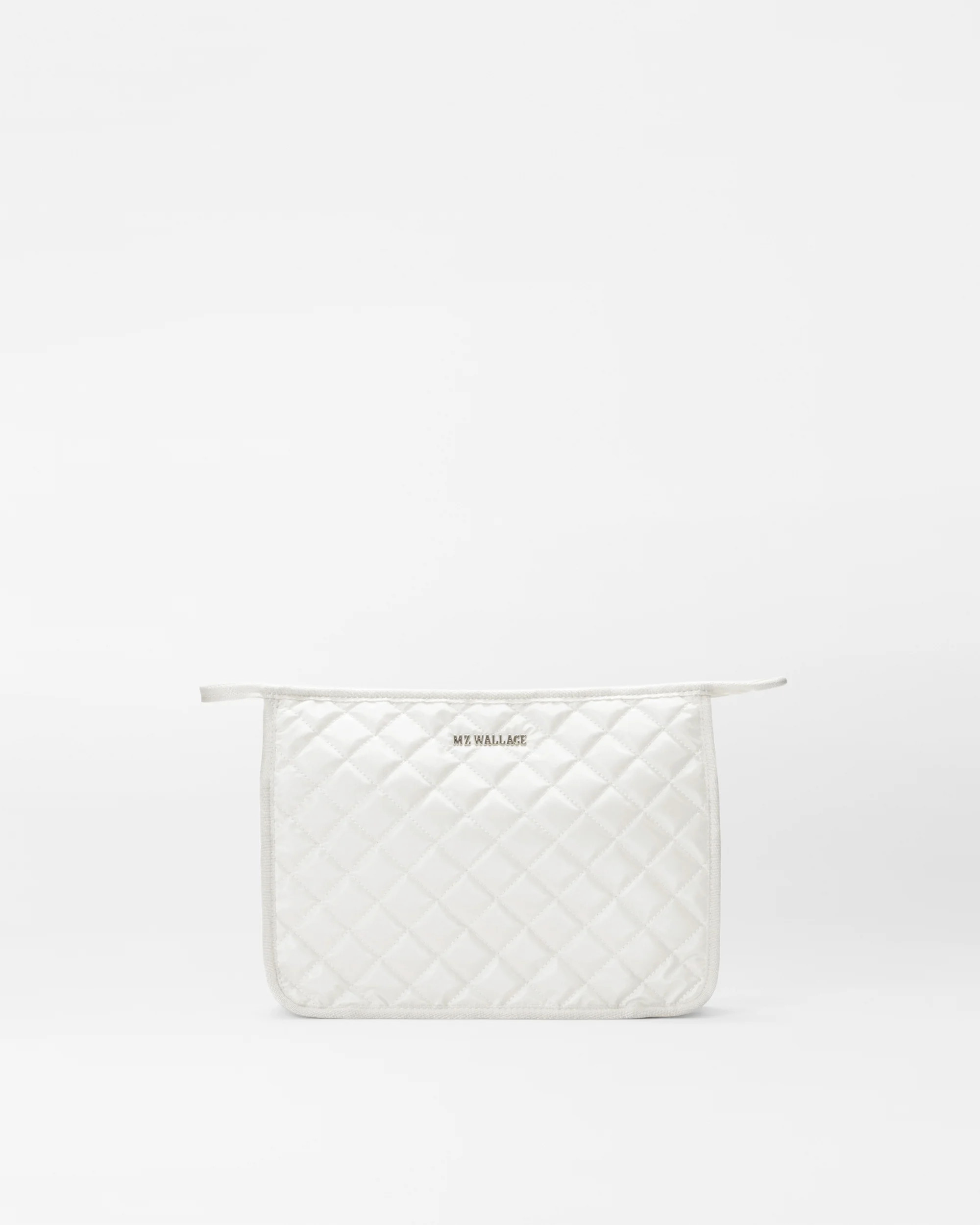 Pearl Metallic Personalized Metro Clutch | MZ Wallace
