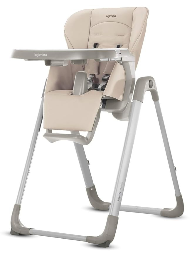 Inglesina MyTime Baby High Chair - Removable Tray, Easy-Clean Foldable High Chair - Butter Color | Amazon (US)