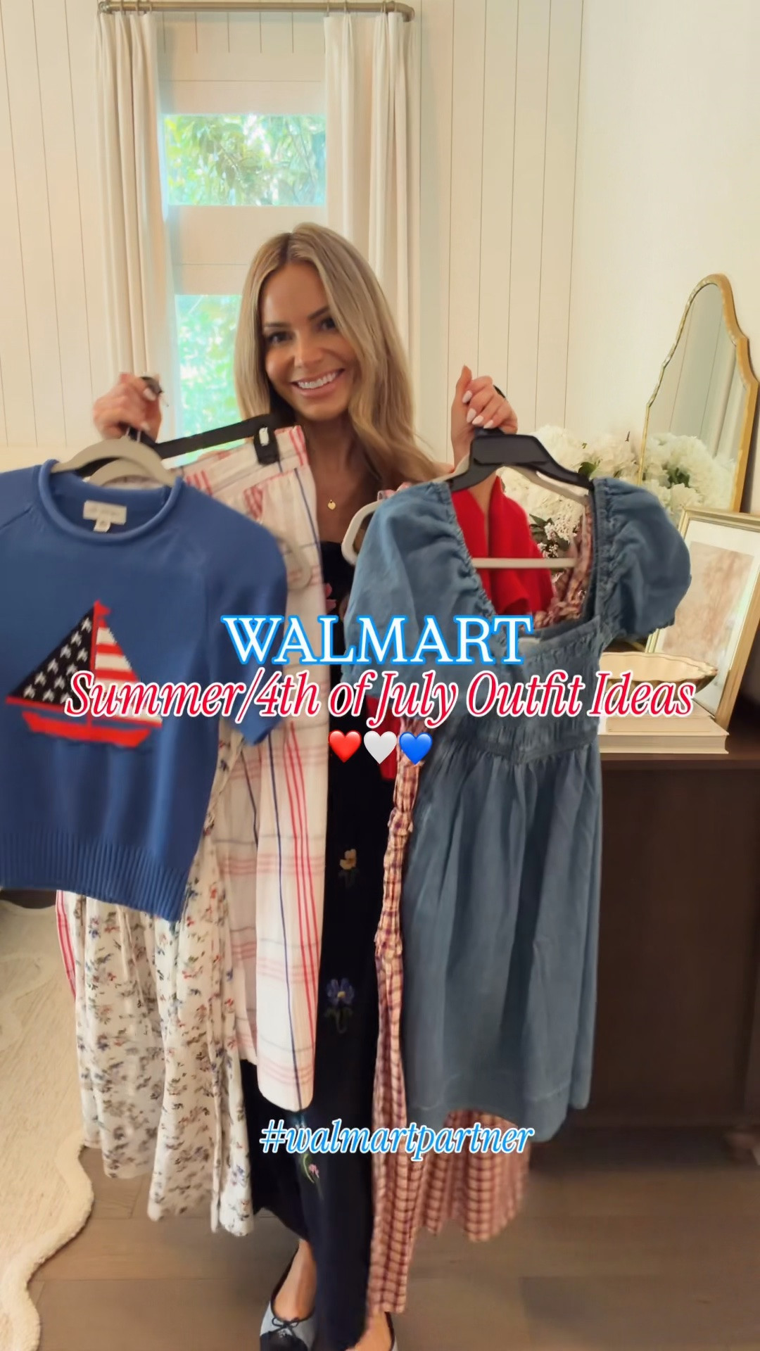#walmartpartner Check out these super cute 4th of July outfit ideas from @walmart! @walmartstyle #walmartfashion #walmartstyle
