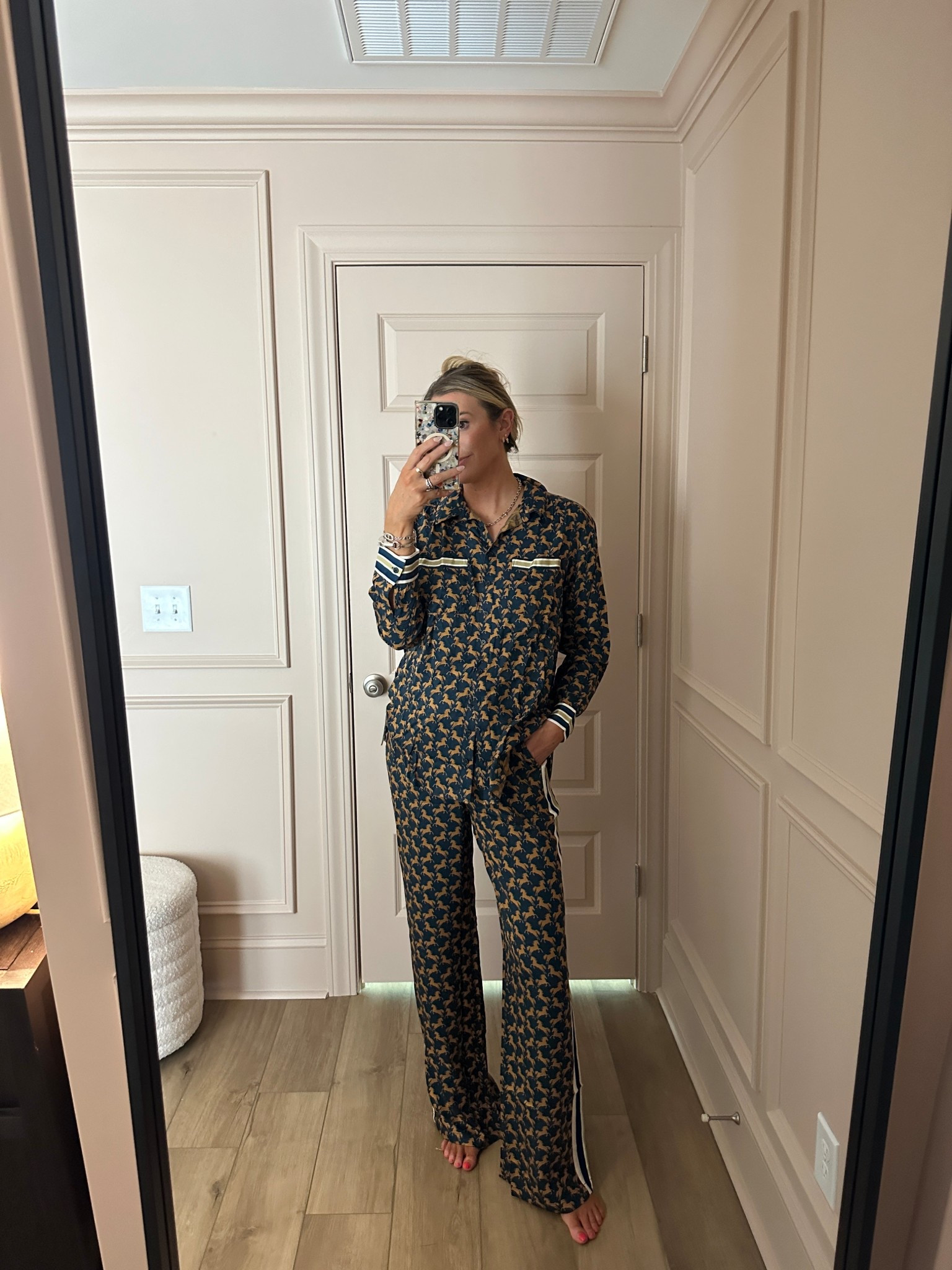 Small top; small tall pant. Sneakers run slightly large, size down half size 

#LTKWorkwear #LTKTall #LTKCyberWeek