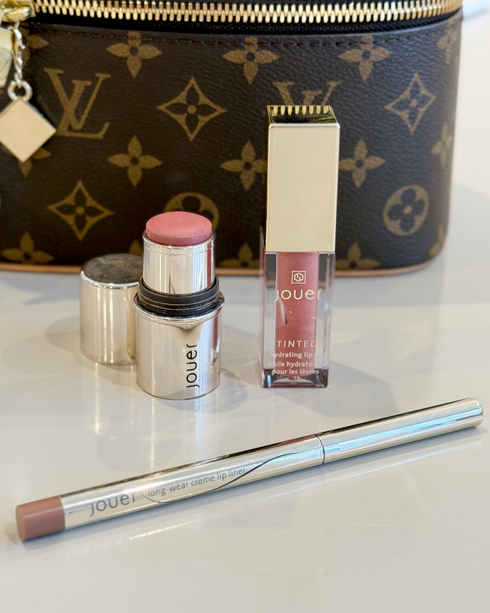 These three go on every bag
Sienna lip liner 
Bare rose cheek + lip tint 
Any Day Lip oil 

#LTKOver40 #LTKBeauty