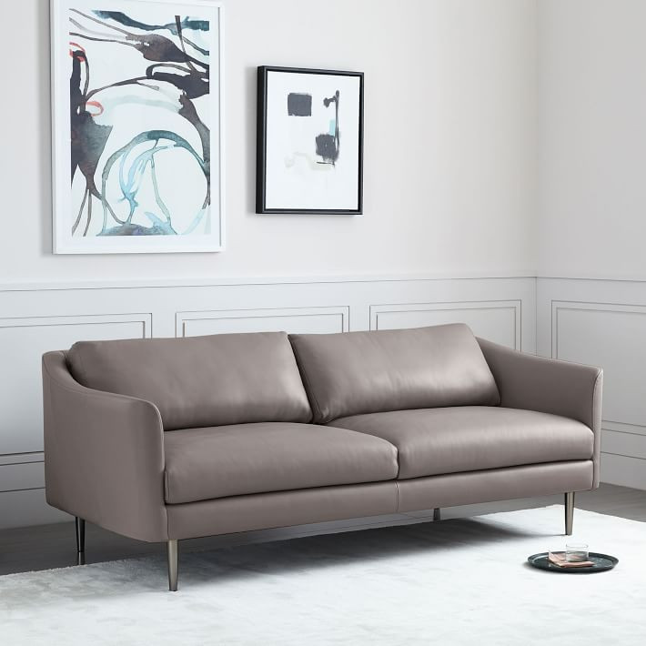 Sloane Leather Sofa | West Elm (US)