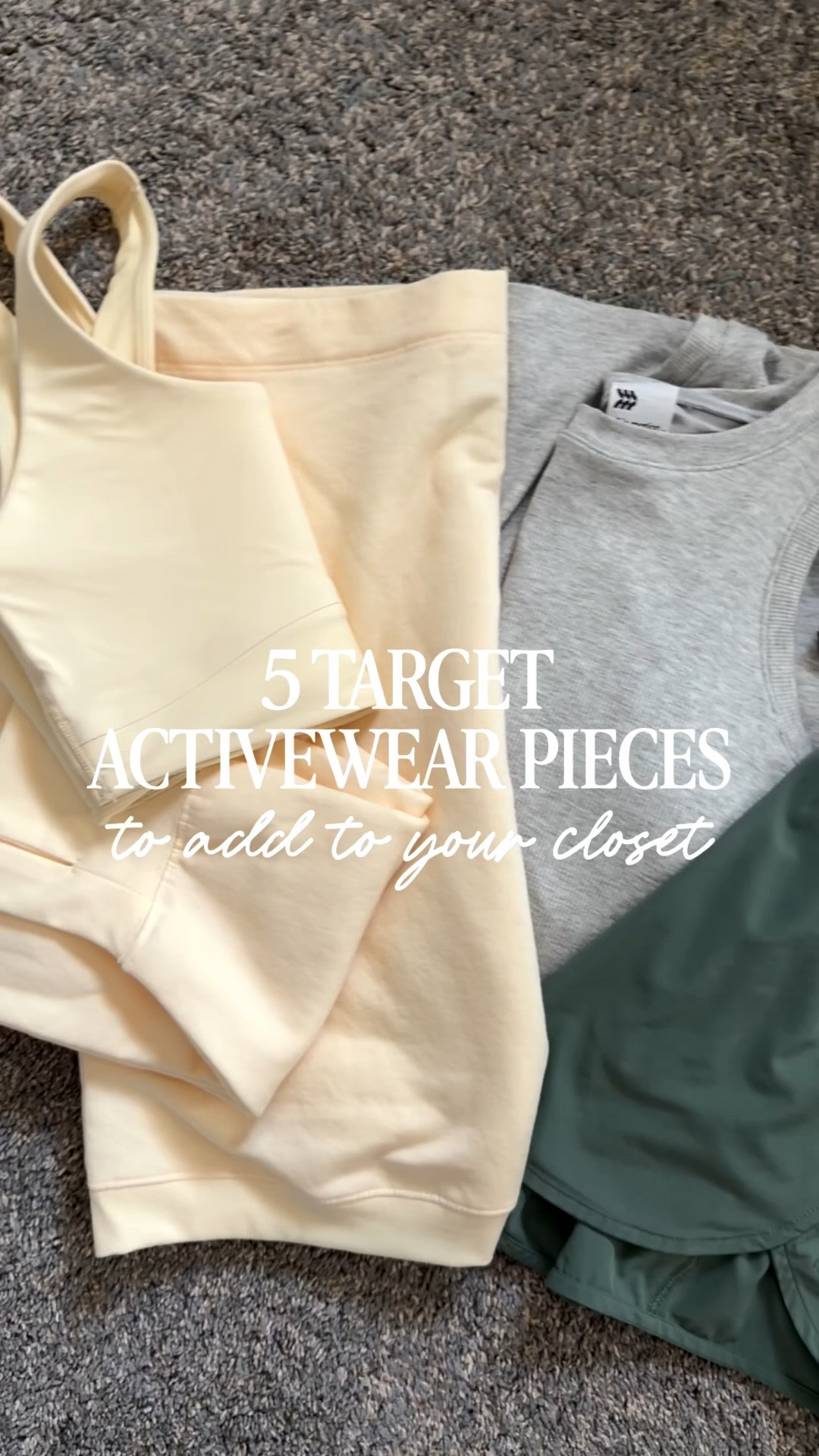 ✨5 TARGET ACTIVEWEAR PIECES TO ADD TO YOUR CLOSET✨

I LOVE so many of the @Target activewear pieces, especially from their All in Motion line! And good news for you it’s all 40% off TODAY ONLY for Target Circle Week! 

Can we talk about this yellow?! Omgsh, it’s the perfect soft, muted yellow. LOVE! This off the shoulder fleece is perfectly lightweight for spring. Love the off the shoulder look. This is a size S but I may try sizing up to a M for a little longer fit. The length in the arms is great, though!

I can’t tell you how many pairs of these shorts that I own. They are the BEST! Pockets on both sides, including one zip. The wide elastic band is super comfortable and it even has the elastic cinch. I wear an XS in these!

These boxy tees I have in multiple colors. I wear these for workouts and everyday because they are just the best fit. Also wear an XS in these!

This dress is new to me but it’s a great length, super soft, and I loved the ribbed fabric. Even better? It comes with a built in bra with removable padding 🤌🏻

Comment ACTIVE for links! 🔗 
.
.
.
.
.
#targetcircleweek #targetcircle #targetactive #targetstyle #activewear

#LTKSaleAlert #LTKActive #LTKmomlife