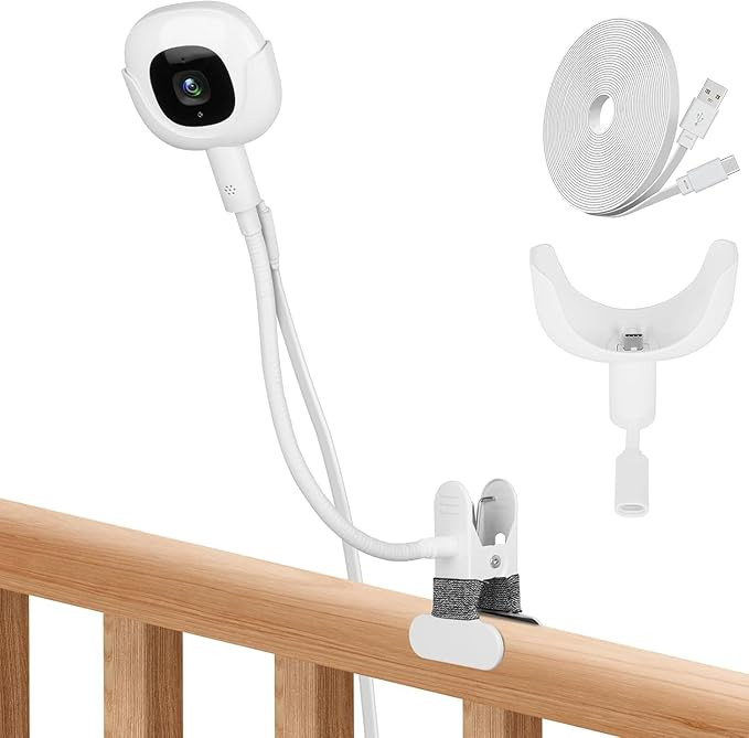 Amazon.com: Baby Monitor Clip Charger Mount for Nanit Pro Baby Monitor with Type-C Charging Port ... | Amazon (US)