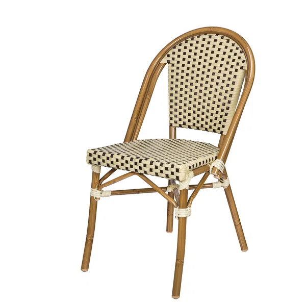 Paris Outdoor Stacking Dining Side Chair (Set of 2) | Wayfair North America