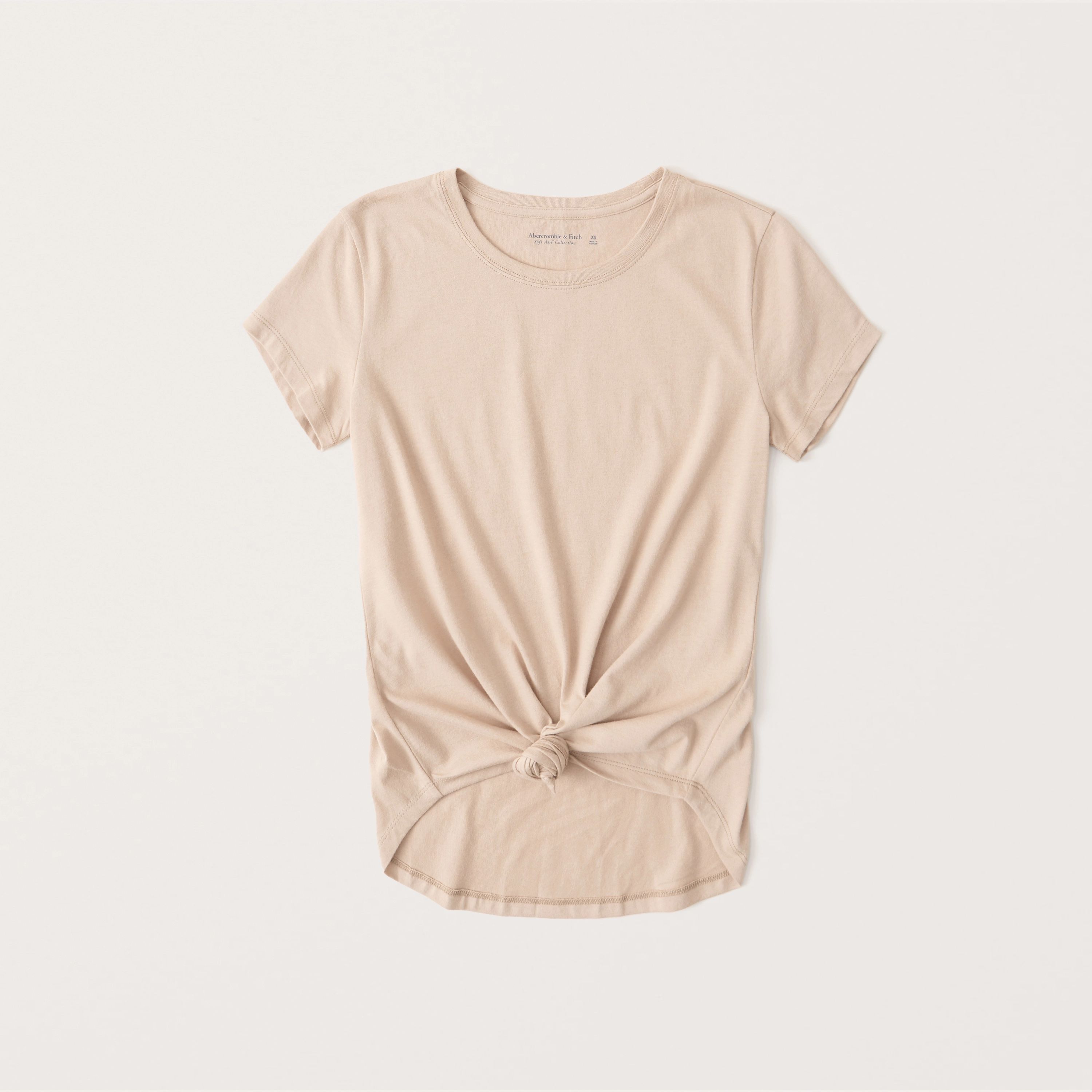 Knotted Crew Tee | Abercrombie & Fitch (US)