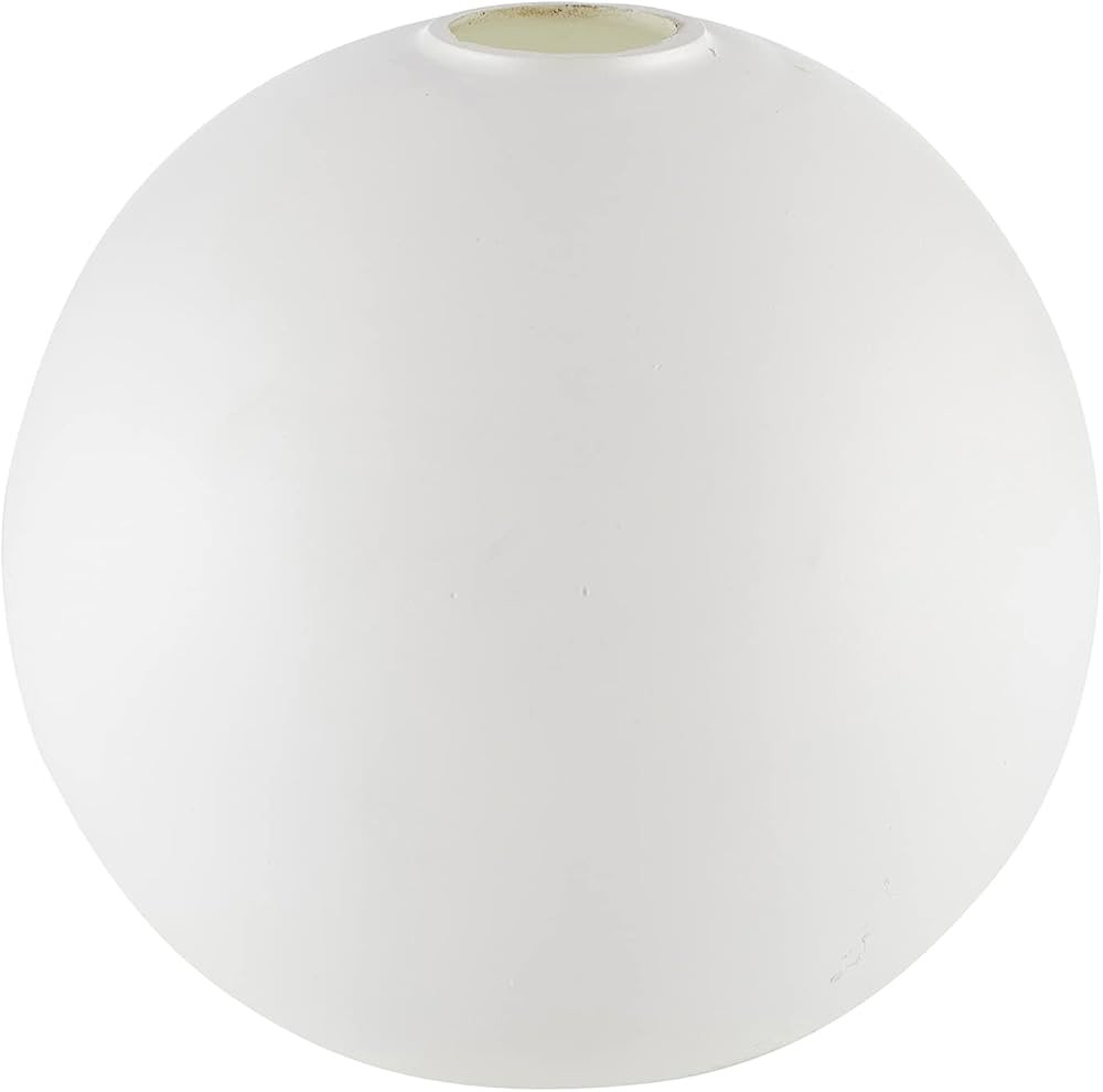 47th & Main Glass Decorative Vase, Round, Matte White | Amazon (US)