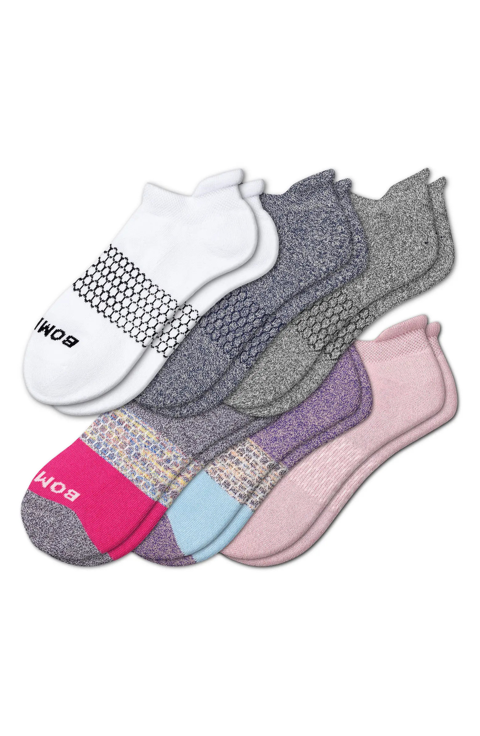 Assorted 6-Pack Cushion Ankle Socks | Nordstrom